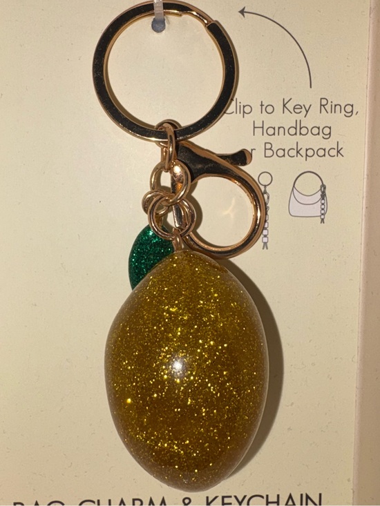Noir, Handbags - Lemon Bag Charm/Key chain